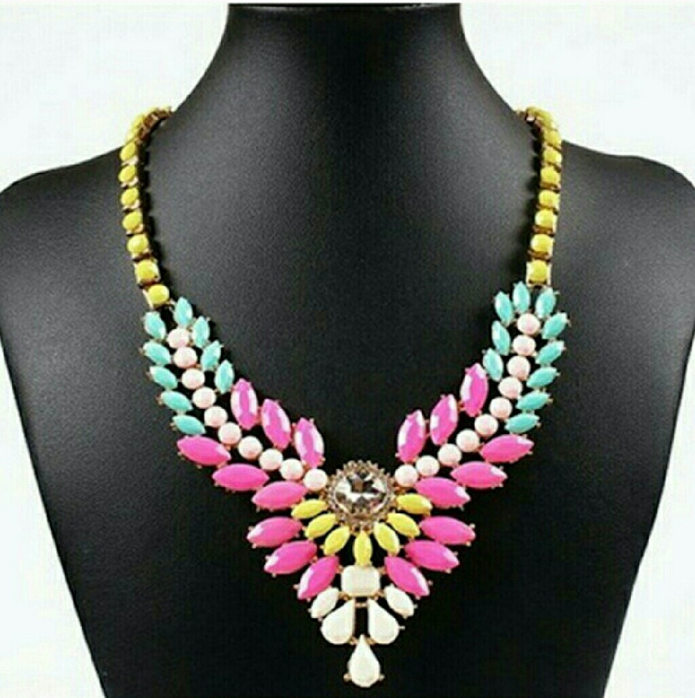 Multicolor Statement Necklace